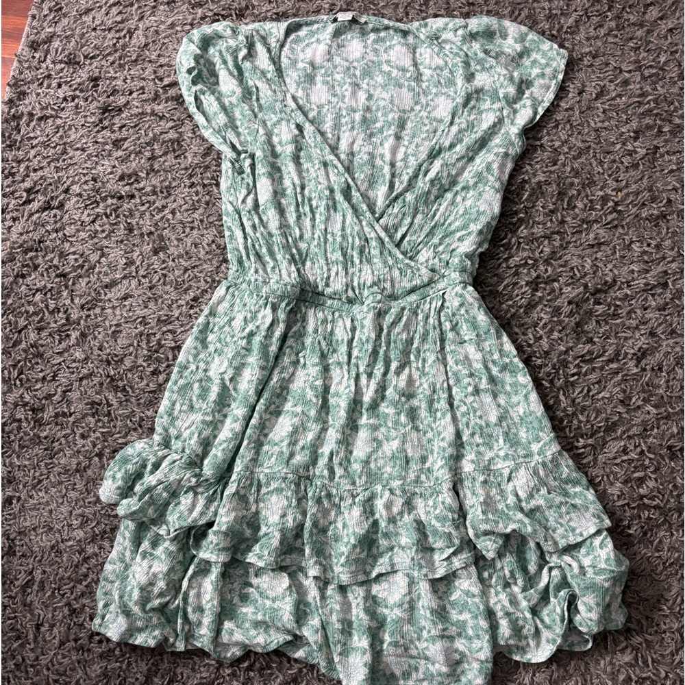 american eagle flower dress medium